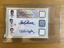 Topps Gypsy Queen Trading Card MLB Davis, Seaver, Wright Mets Auto & Patch 9/10