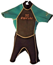 Execute Green/Black Wetsuit Shorty Neoprene-Size Youth Small about 8-10 -