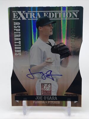 Joe O'Gara 2011 Donruss Elite Extra Edition Aspirations Die-Cut Auto #/100
