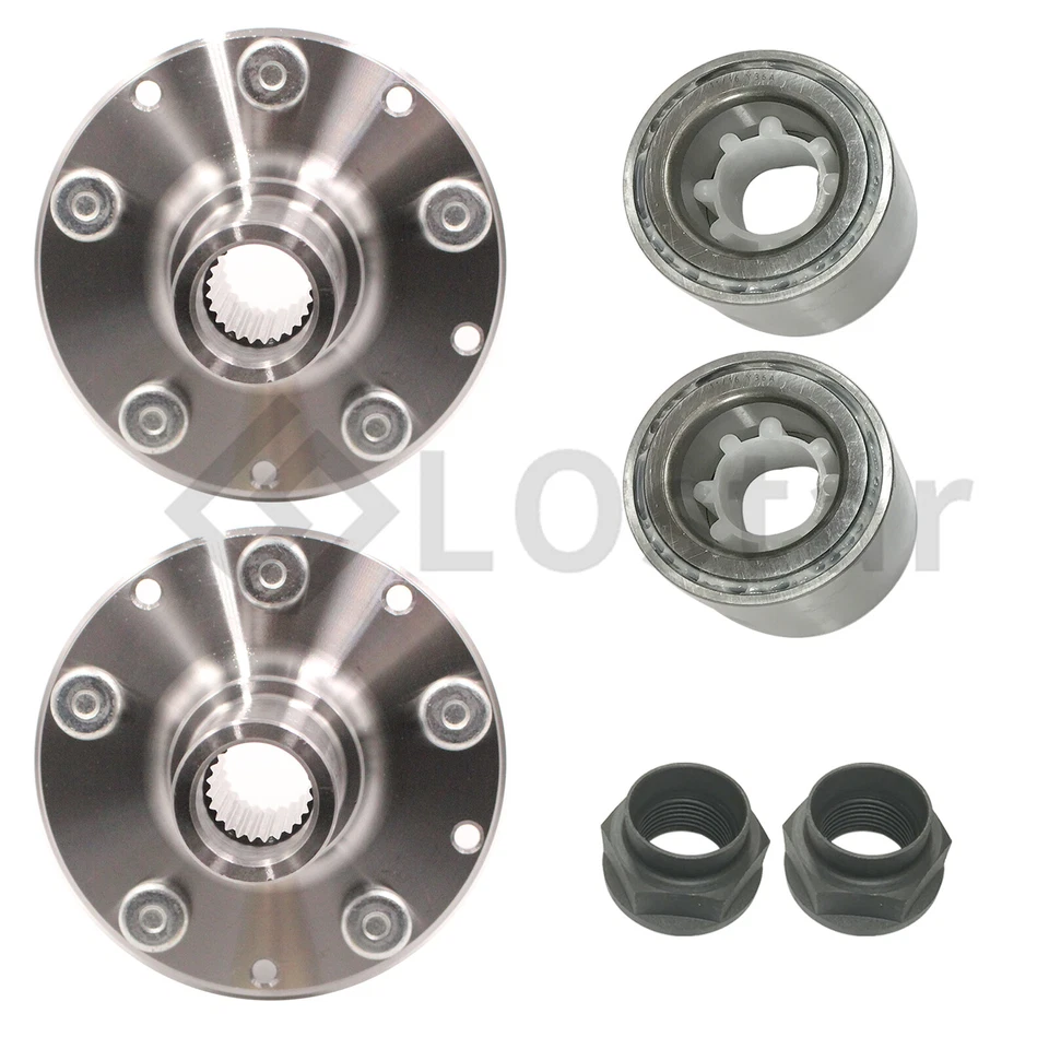 Pair(2) New Rear Wheel Hub & Bearing Fits 90-99 Subaru Legacy 98-08 Forester Foto 2 de 3