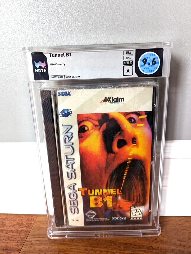New ✹ TUNNEL B1 ✹ Sega Saturn Game ✹ WATA 9.6 A GRADED ✹ SEALED VGA CGC - Image 2 of 4