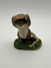 CHARMING TAILS -Penny For Your Thoughts  Mouse Figurine-By Fitz And Floyd