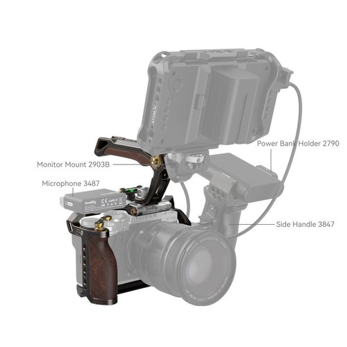 SmallRig 3872 Retro Handheld Cage Kit for FUJIFILM X T5 - Imagen 5 de 5
