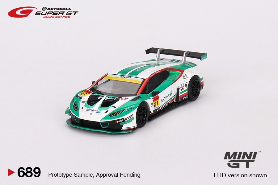 Mini GT 1:64 Lamborghini Huracán GT3 EVO2 #87 ""Bamboo Airways Lamborghini GT3""