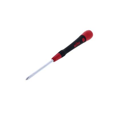Wiha 26140 Phillips Screwdriver w/ Soft PicoFinish Precision Handle, #1 x 60mm