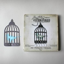 Sizzix Tim Holtz Alterations Bigz Die CAGED BIRD 656634, Retired, Gently Used