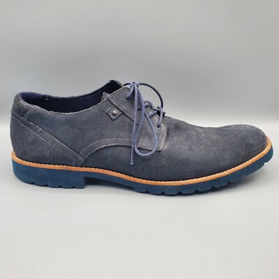 Rockport Oxford Shoes Mens 11.5 M Blue Leather Upper Casual  display picture 2