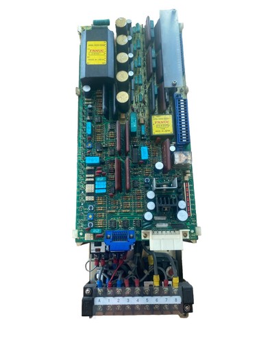 FANUC VELOCITY CONTROL UNIT A06B-6047-H040 SERVO DRIVE UNIT - Picture 2 of 9