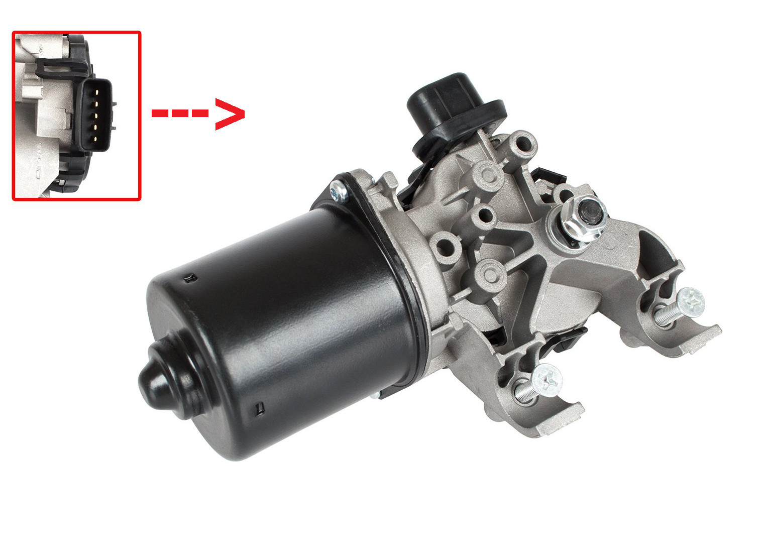 Moteur d'essuie-glace avant pour Renault Clio IV de 2012 à 2019