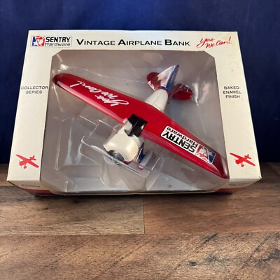 Lockheed Vega Model 5B Plane Bank Die Cast First Edition Sentry Hardware
