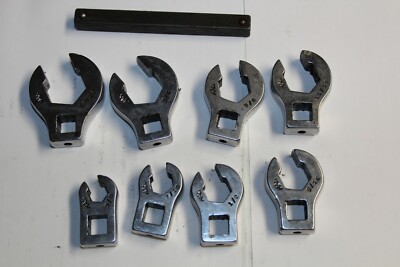 MAC TOOLS 8-PC. 3/8'' Drive SAE Flare Nut Crowfoot Wrench Set USA
