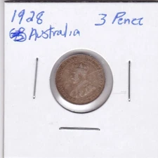 1928 Australia Threepence