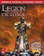 PS2 Legion Legend of Excalibur Prima Strategy Guide Detailed Mission Maps 2002