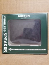 Buxton Black Wireless Bluetooth Speaker USB Rechargeable NEW in BOX