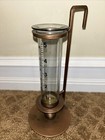 8” Copper Rain Gauge W/ Hanger And Glass Measuring Tube Nos Original Tags
