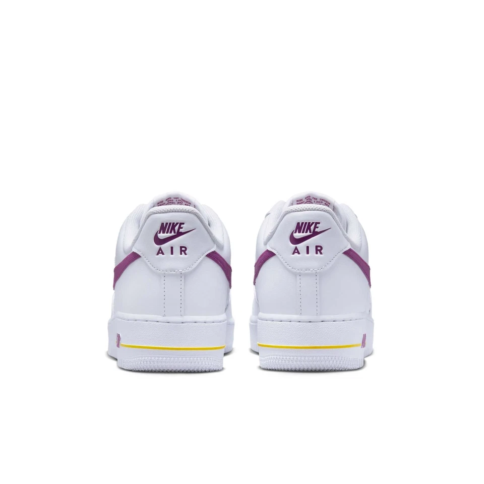 [FJ4209-100] MENS NIKE AIR FORCE 1 '07 'EMBOSSED HOOPS - LAKERS' - Image 4 of 4