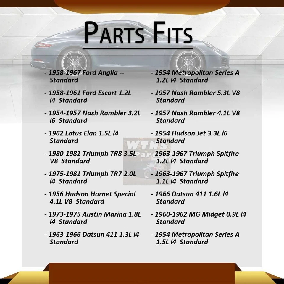 Se adapta a 1958 1959 1960 1961 Ford Anglia GMB eje trasero todas las juntas junta universal Foto 4 de 4