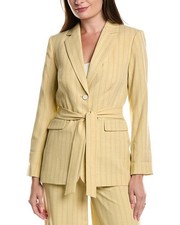 Tahari ASL Woven Stripe Blazer MSRP  169 BLM