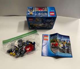 LEGO CITY: Police ATV (60006) & Patrol Car (4436) Missing Box for Patrol Car.