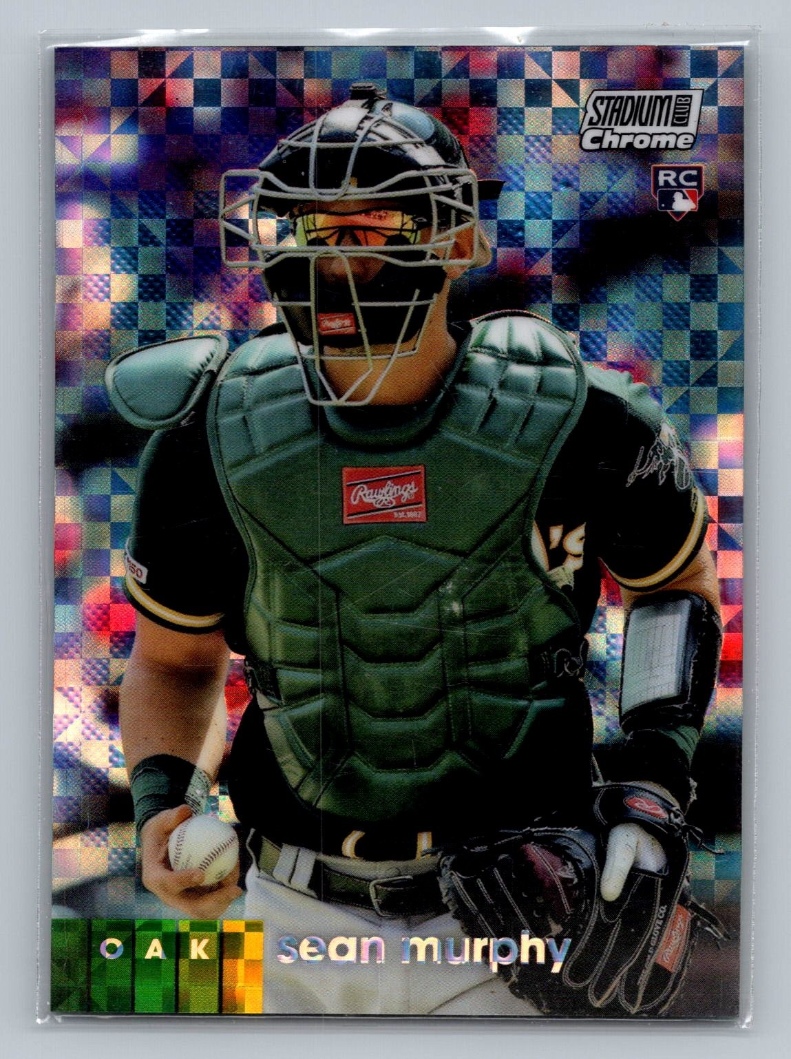 2020 Stadium Club Chrome Sean Murphy X-Fractor Rookie #26