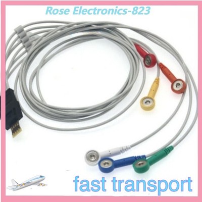 MT-200 Schiller Holter Recorder MT-101 6 LeadECG Cable New