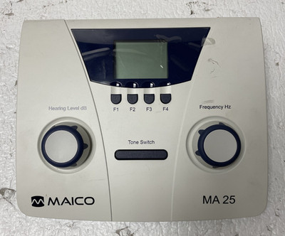 Maico MA25 Portable Audiometer Untested No Cable/ Battery