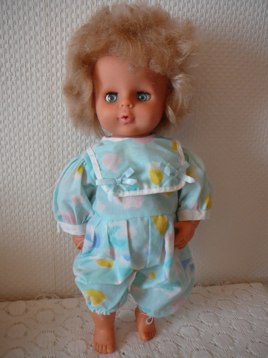 Ancienne Poupée Raynal Tinnie 38 Cm – Made In France, Tête En Biscuit, Vintage