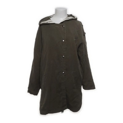 Object, Jacke, Damen, Größe: 38, Tencel Parker Coat 77, Grün/Weiß, Tencel #t9t