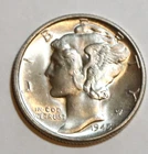 1945 Mercury Silver Dime BU *UNCIRCULATED*