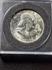 🔔 1959 Franklin Half Dollar – 90% Silver – Milk Spots Discounted 🔔