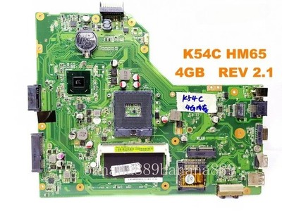 60-N9TMB1000-B15 for ASUS K54C Motherboard K54C HM65 4GB REV 2.1 Tested 100% OK
