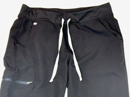 Figs Technical Collection Pants Women's Med Black Joggers Multi Pocket Scrubs - 第 2/8 張圖片
