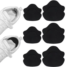 Shoe Heel Repair, 6 Pairs Self-Adhesive Repair 6 Pairs, Black 
