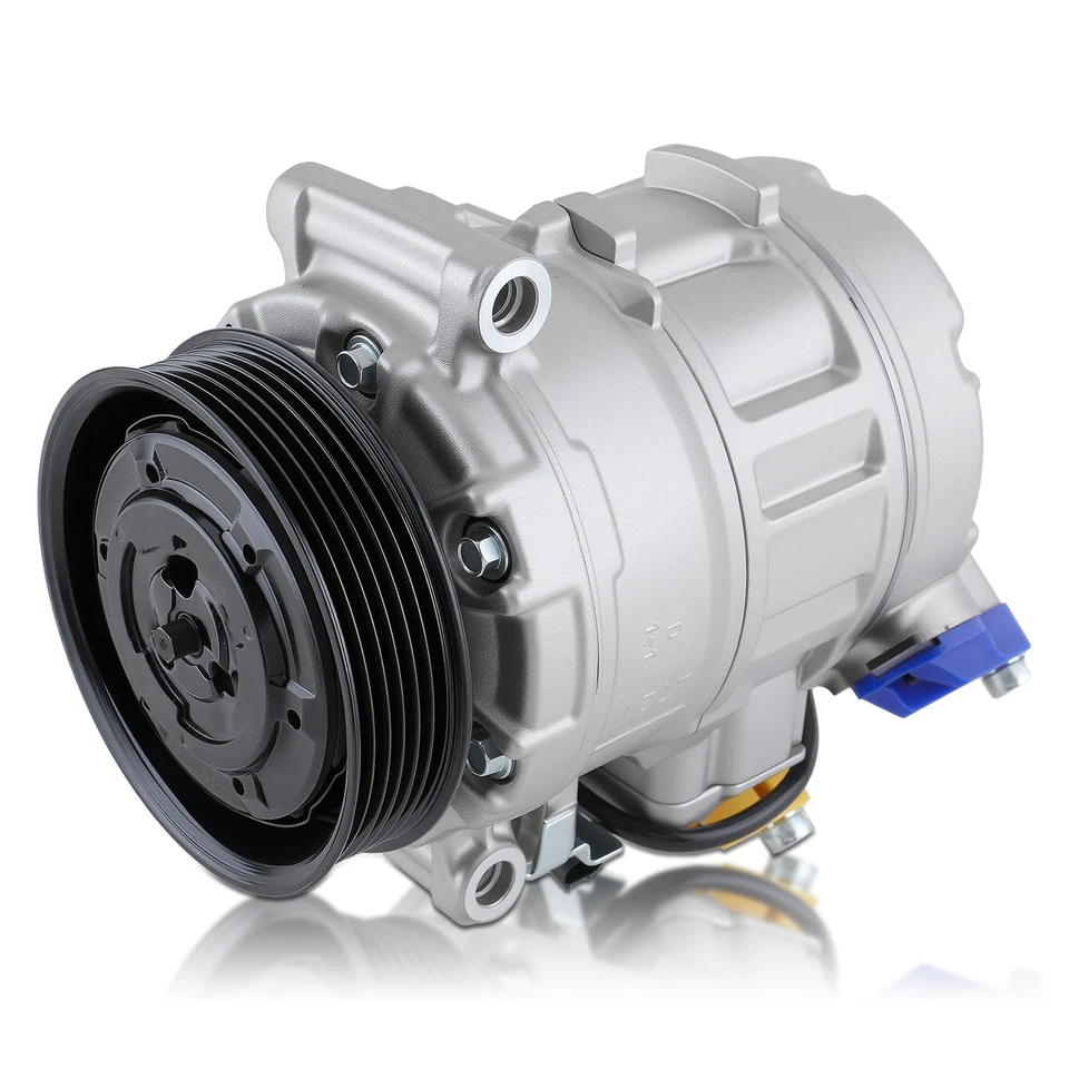 Compresor de aire acondicionado con embrague para 06-13 BMW 325i 328i xDrive 330i 528i 525i 530i Foto 4 de 4