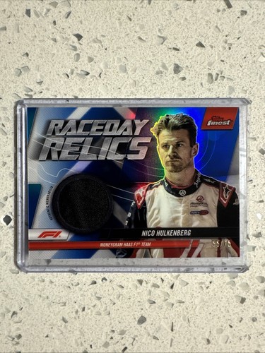 2024 Topps Finest Formula 1 #RDR-HUL Nico Hulkenberg Raceday Relics Blue #/75