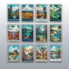 Acrylic Travel National Parks Fridge Magnet – Souvenir Refrigerator Decoration