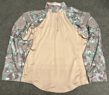 ROMANIAN ARMY MARINES M2017 CAMOUFLAGE UBACS COMBAT SHIRT. SMALL-SHORT. 42 III.