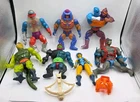 Vtg He-Man MOTU Lot Of 9 Roboto~Trap Jaw~Two Bad~Evil Lyn~Stratos~Whiplash +More