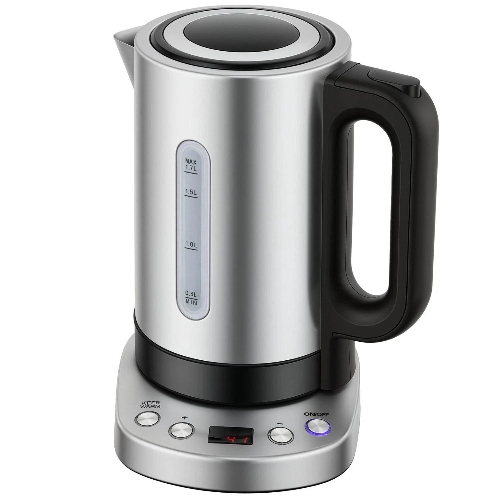HOMCOM Electric Kettle, 1.7L Fast Boil, 3kW Water Kettle with Strix Thermost
Opens in a new window o