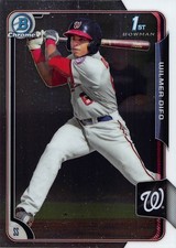 Wilmer Difo 2015 Bowman Chrome BCP241 Washington Nationals Baseball Card