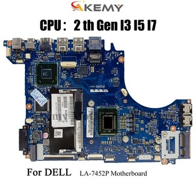 For DELL XPS 14Z L412Z with i5 i7 CPU Motherboard CN-0V83FX CN-0FYY8M  LA-7452P