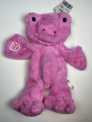 Build A Bear Pink Frog 16'' Plush - Tag Tear - Rare Unstuffed NWT #3