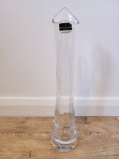 Darlington Crystal Hamdmade Bud Vase - Flowers - 30cm Tall - Excellent Condition