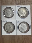 Lot Of 4 90% Silver Kennedy Half Dollars 3/1964-D 1/ 1964