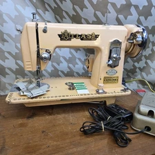 Pink Atlas Sewing Machine Straight Stitch Serviced 