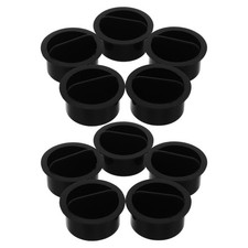 10Pcs Snug Fit Plastic Telescope Lens End Caps Dustproof Black for Astronomy Use