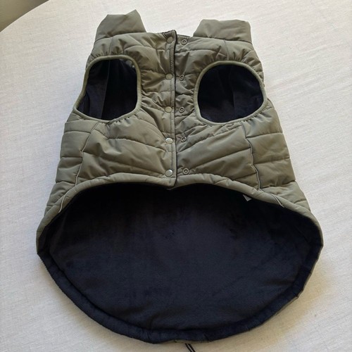 Spark Paws Hundejacke 3XL oliv WarmShield wasserabweisend Fleece gefüttert - Bild 5 von 13