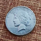 1928 Peace Dollar $1 Silver Coin Circulated Business Strike 0.9 Fineness