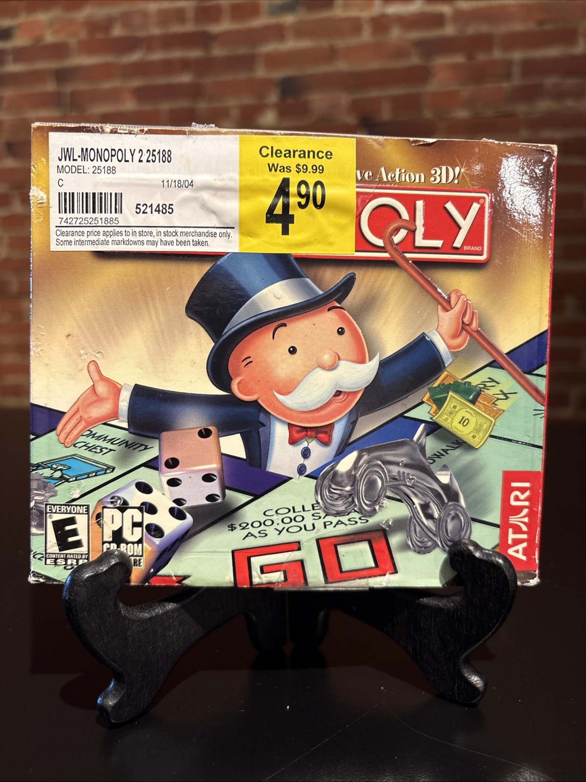 Monopoly PC Game (CD, Windows 95, 98, ME, NT 4, 2000, XP)
