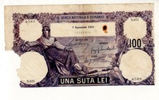 Romania ROMANIA Billet 100 LEI 07/9/1913 P21 RARE